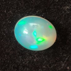 Natural Ethiopian opal 14x11mm oval cabochon 5.65 cts natural opal full of fire for jewelry making